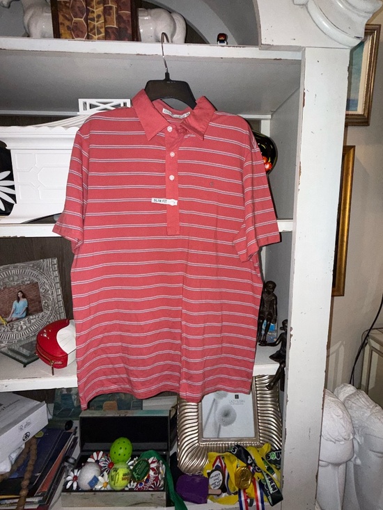 Criquet Other - Criquet Men’s Stripe Slim Fit Polo Shirt SZ XL NWT